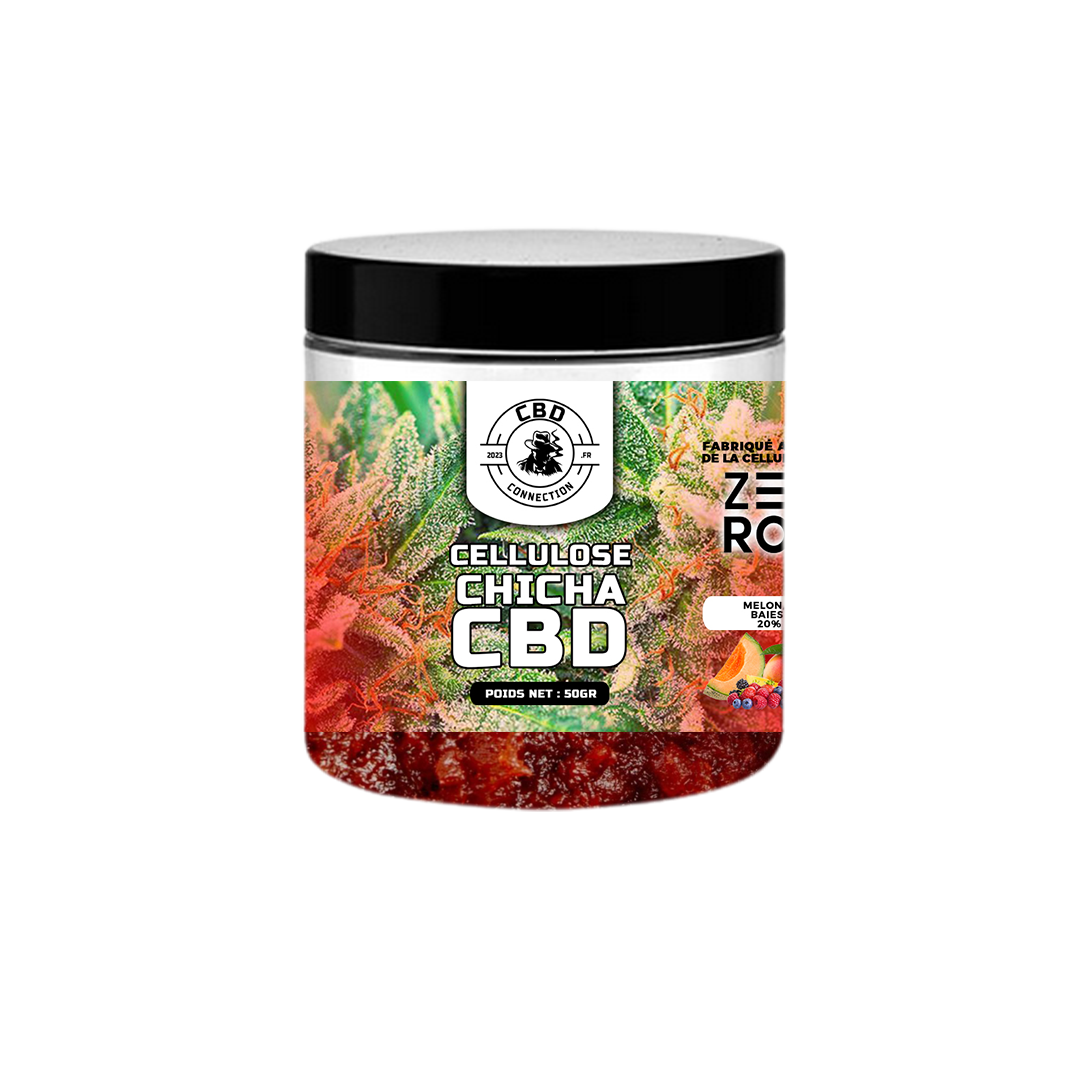 Cellulose à Chicha CBD Melon, Mangue & Baies Rouges