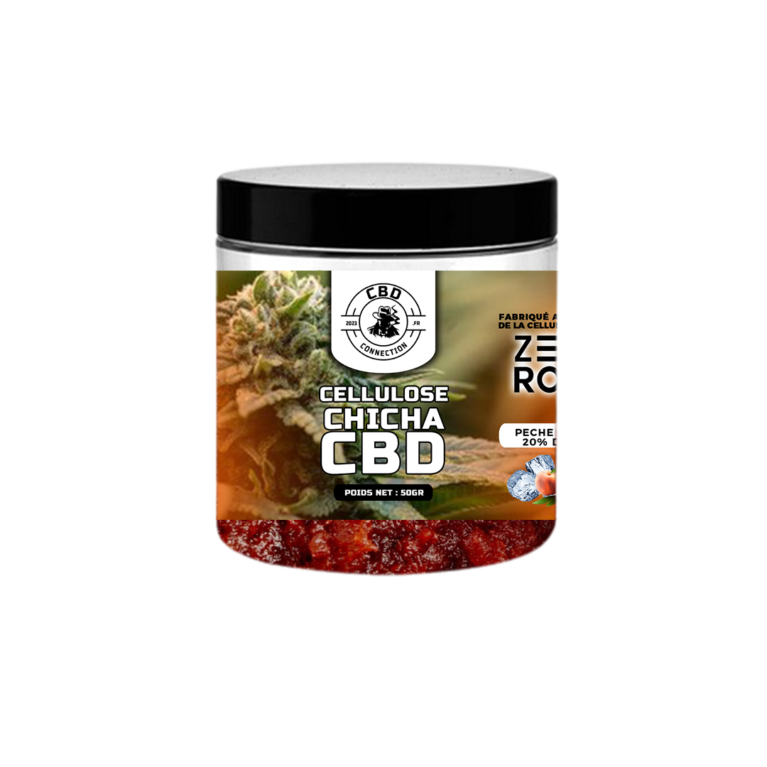 Cellulose à Chicha CBD Pêche Glacée