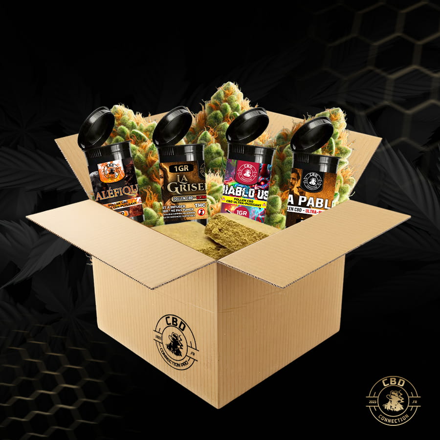 Pack Découverte Pollen CBD Ultra-Puissant – (4x1g)