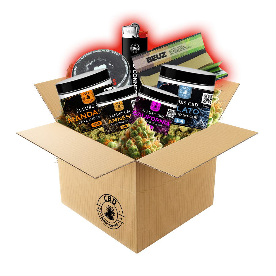 Pack Fleurs CBD Indoor + 3 Accessoires Offert