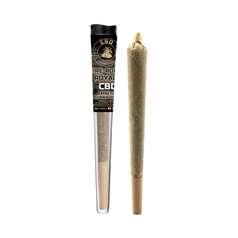 2 Pré-rolls Royale CBD AMNESIA-BUBBA KUSH