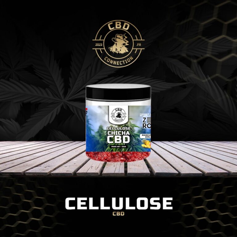 Cellulose à Chicha CBD – Goût Mangue & Ananas
