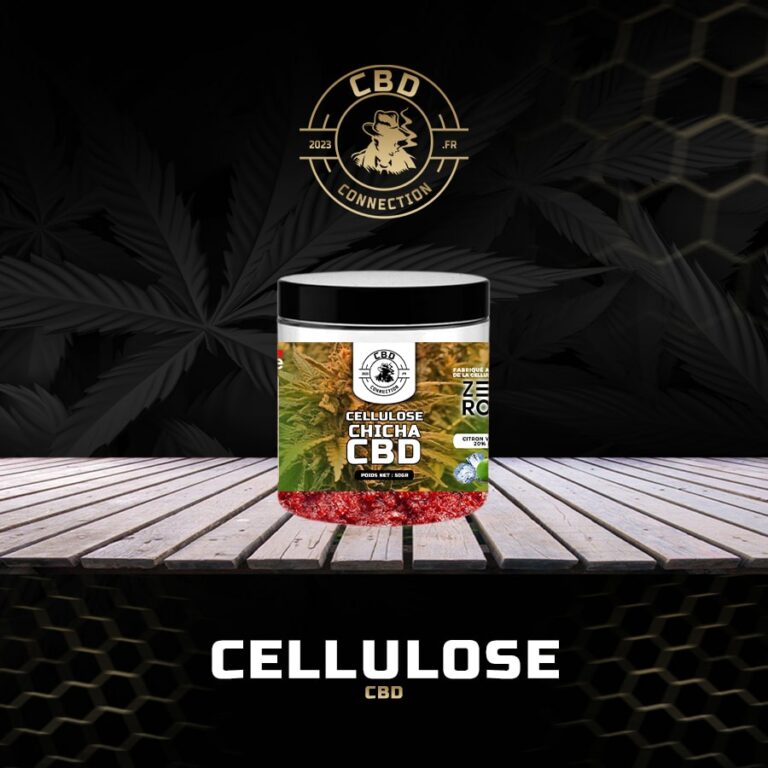 Cellulose à Chicha CBD – Goût Citron Vert Glacé