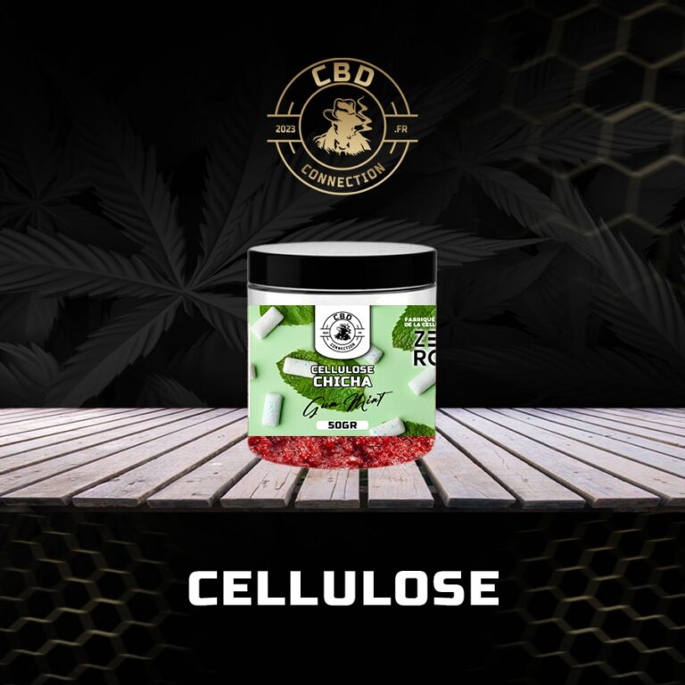 Cellulose à Chicha GUM MINT – Goût Menthe & Chewing-Gum