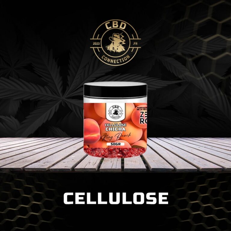 Cellulose à Chicha KING PEACH – Goût Pêche Fraîche